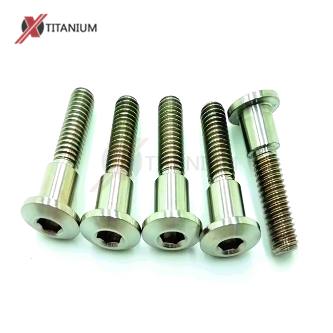Button Head Titanium Shoulder Bolt M8x40mm